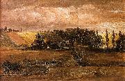 Adolph von Menzel Storm on Tempelhof Mountain oil on canvas